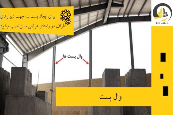 وال پست و کاربرد آن در سقف سوله