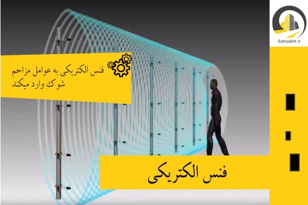 فنس الکتریکی با وارد کردن شوک مانع ورود افراد مزاحم می شود